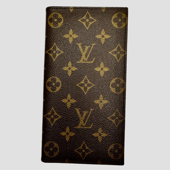 Authentic ‼️💯 Louis Vuitton Monogram Check Book Wallet - Picture 2 of 11